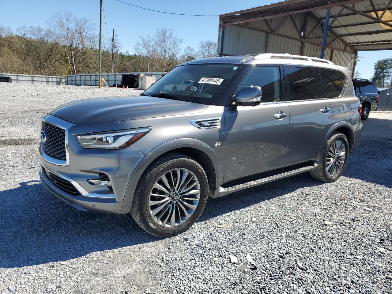 2019 Infiniti Qx80 Luxe იყიდება Cartersville-ში, GA - Front End