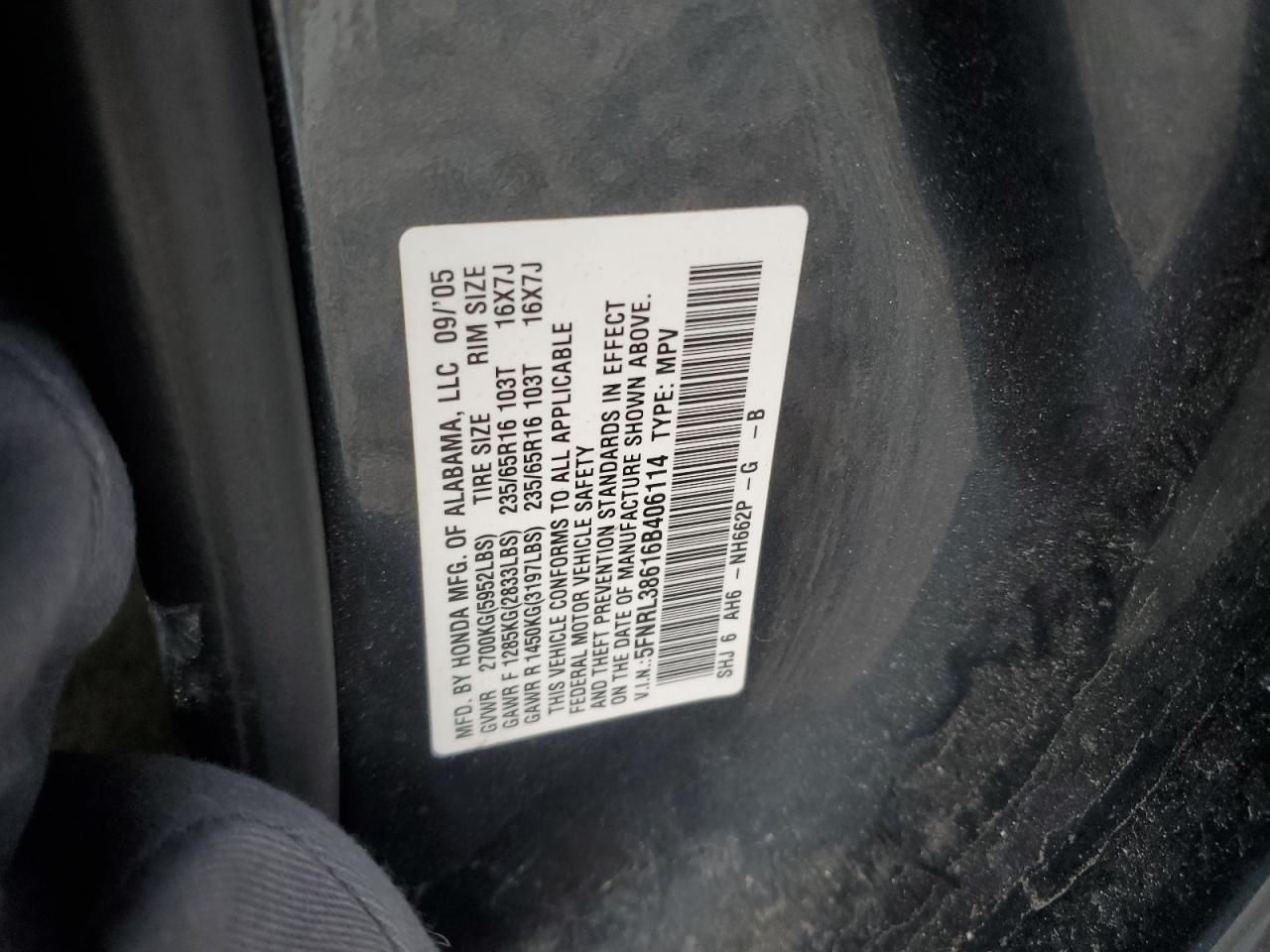 2006 Honda Odyssey - Image 13