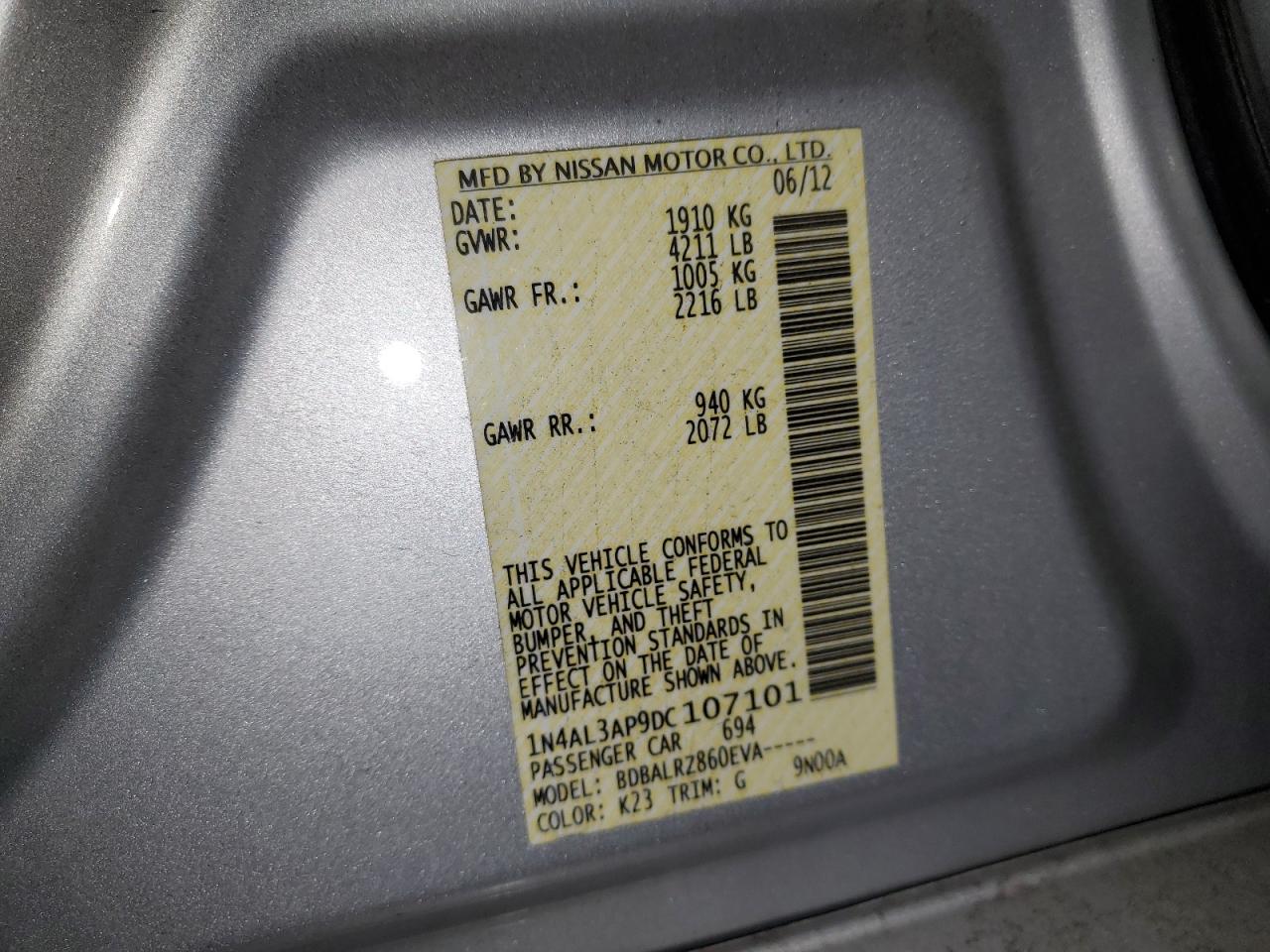 2013 Nissan Altima - Image 12