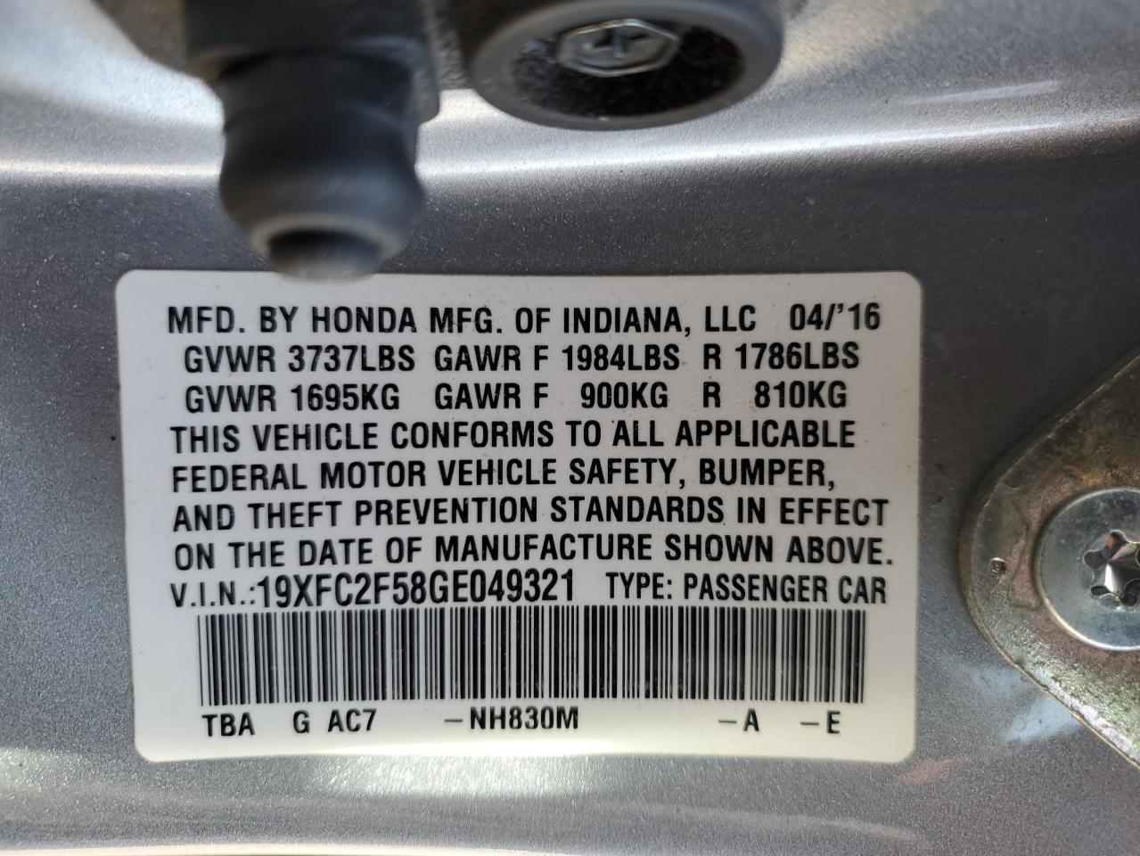 2016 Honda Civic - Image 14