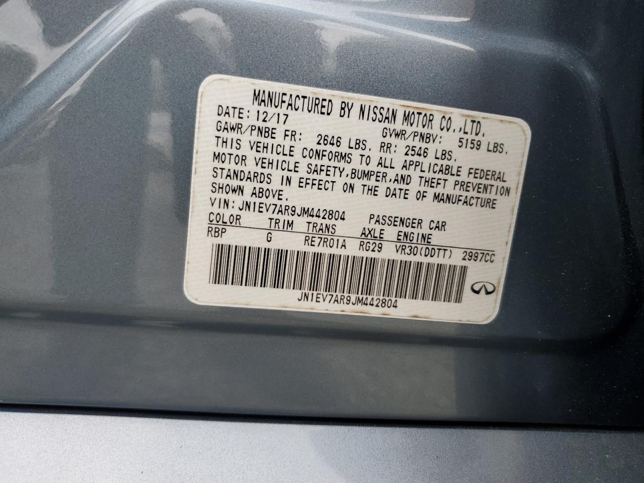 2018 Infiniti Q50 - Image 12