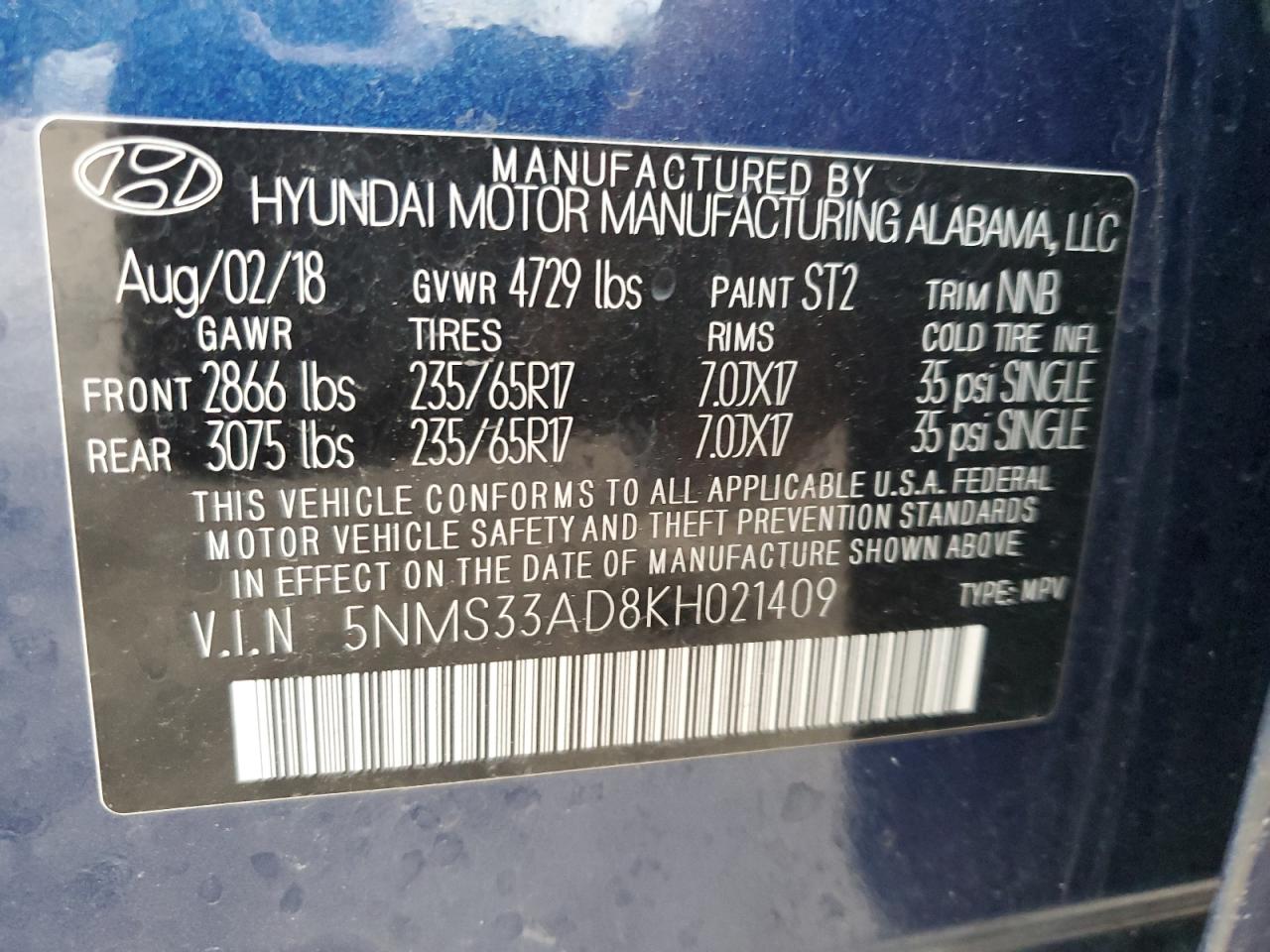 2019 Hyundai Santa Fe - Image 15