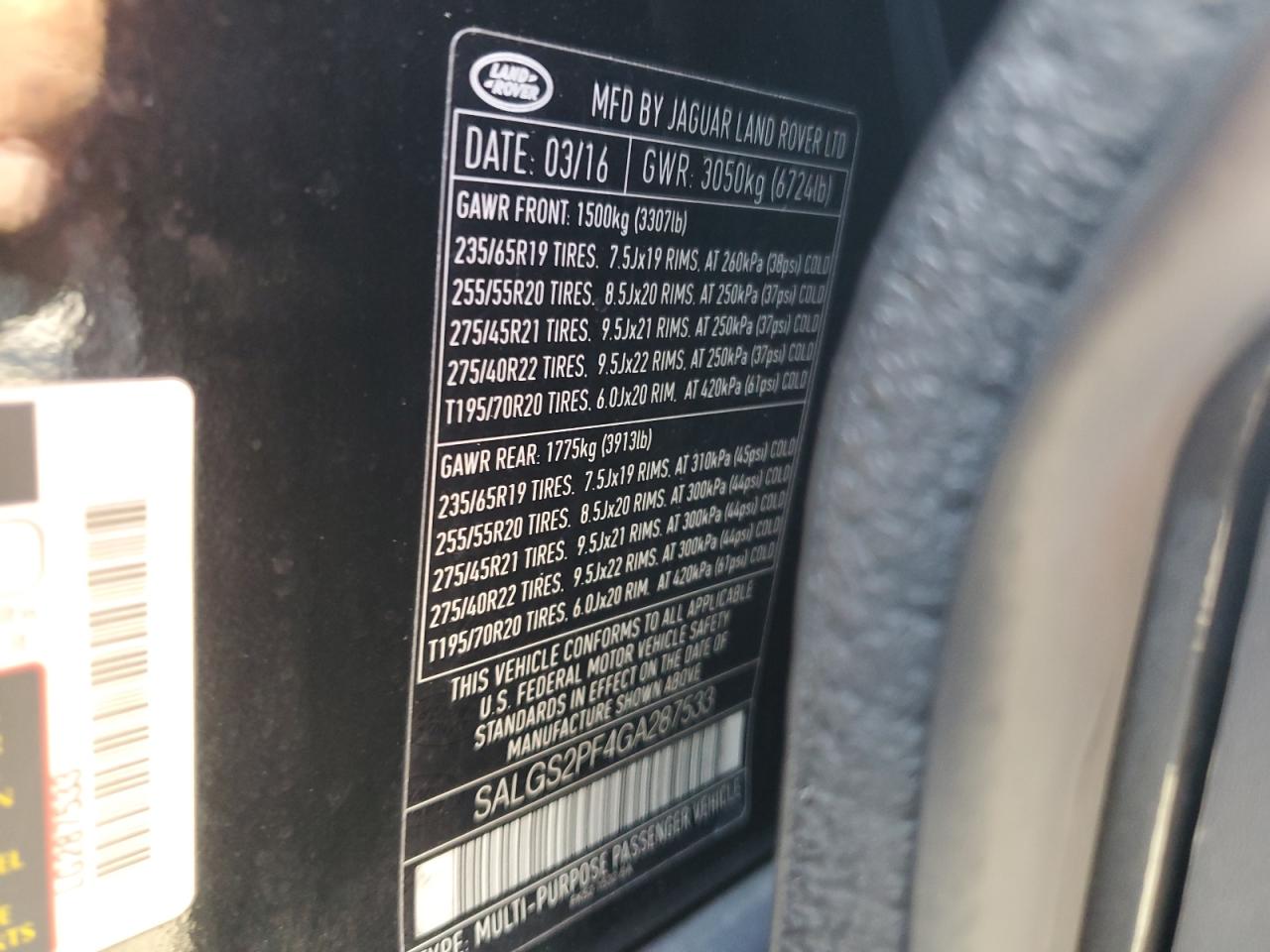 2016 Land Rover Range Rover - Image 14