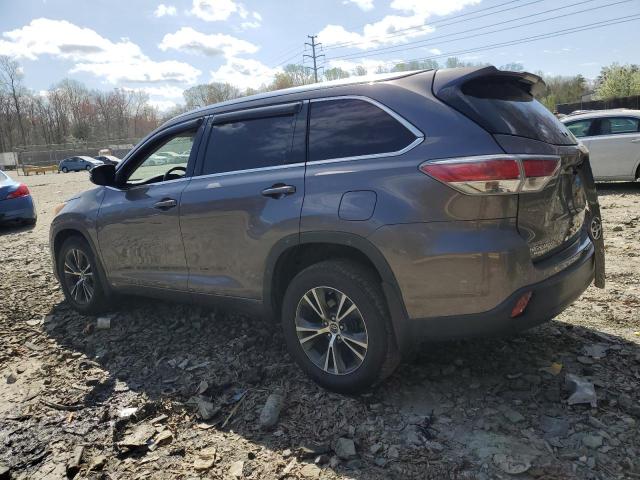  TOYOTA HIGHLANDER 2016 Gray