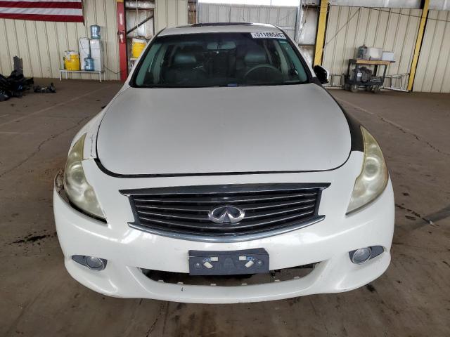  INFINITI G37 2013 White
