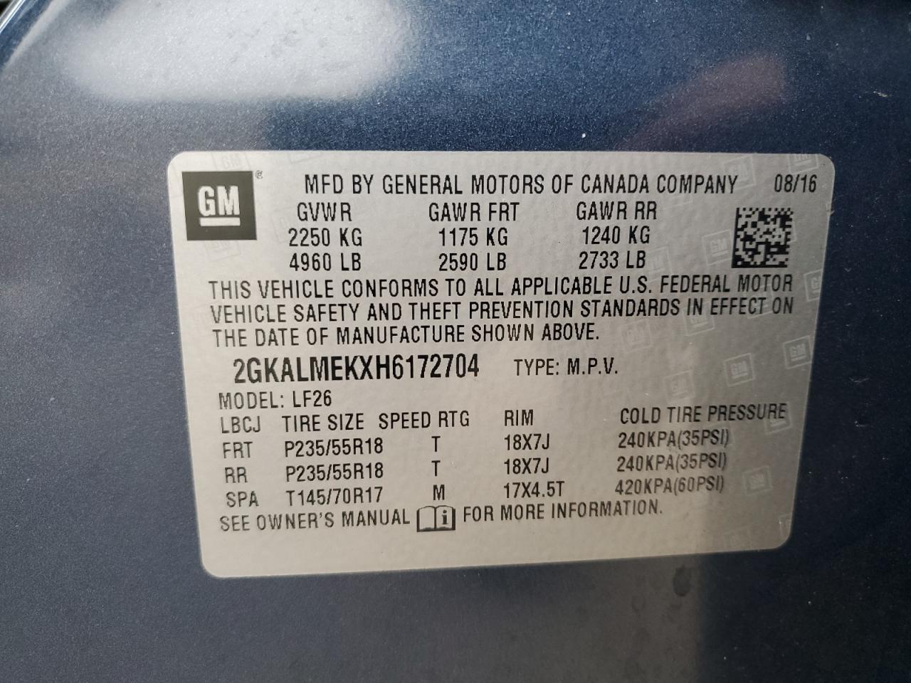 2017 GMC Terrain - Image 13