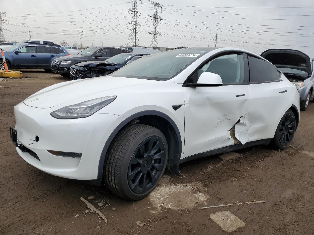 2020 Tesla Model Y للبيع في Elgin، IL - Side