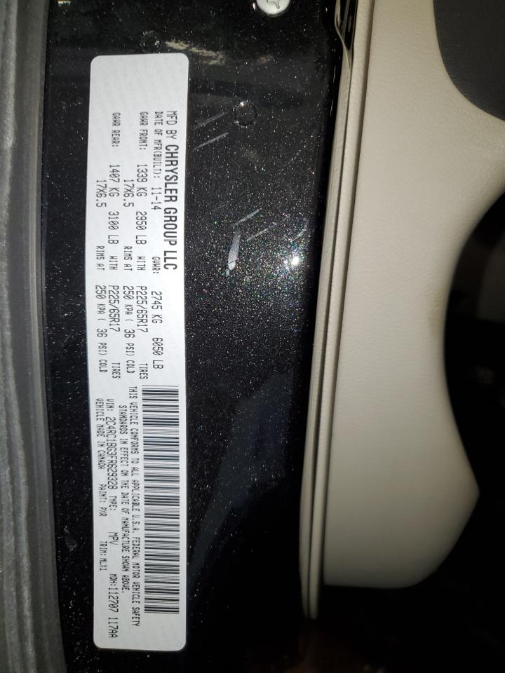 2015 Chrysler Town & Country Touring VIN: 2C4RC1BG3FR629328 Lot: 48708965