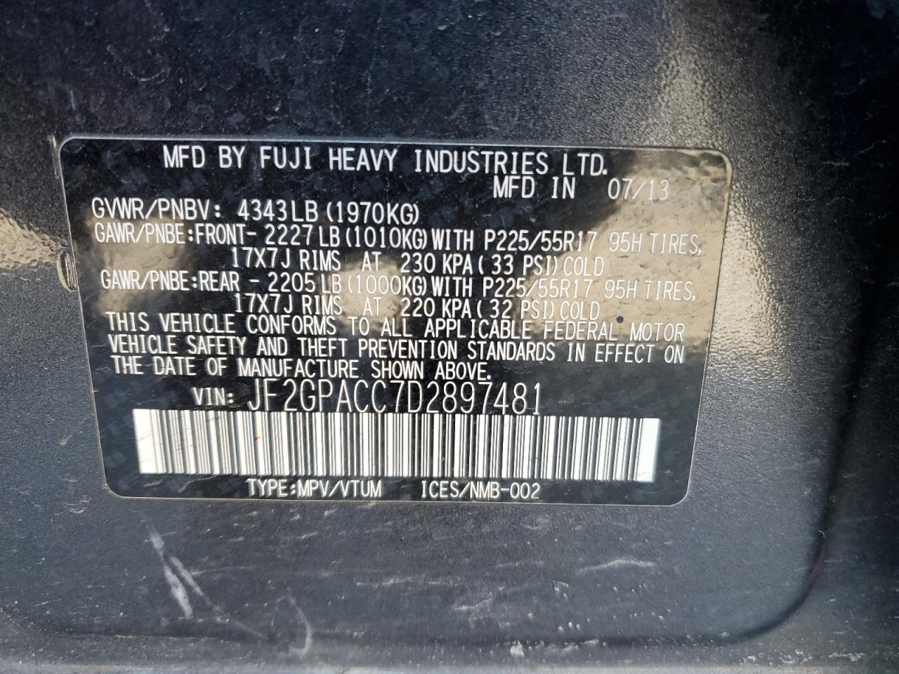2013 Subaru XV - Image 12