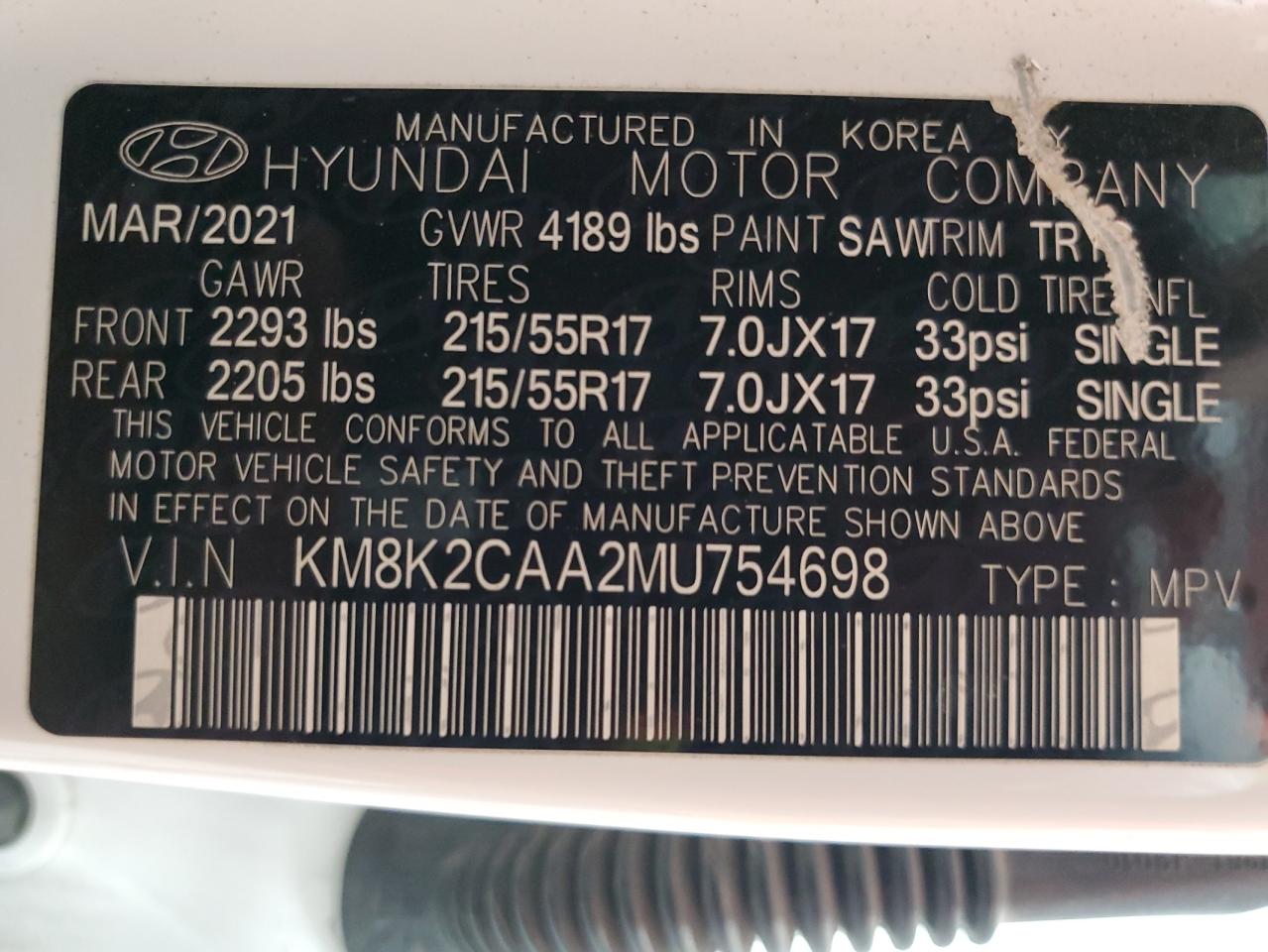 2021 Hyundai Kona - Image 14