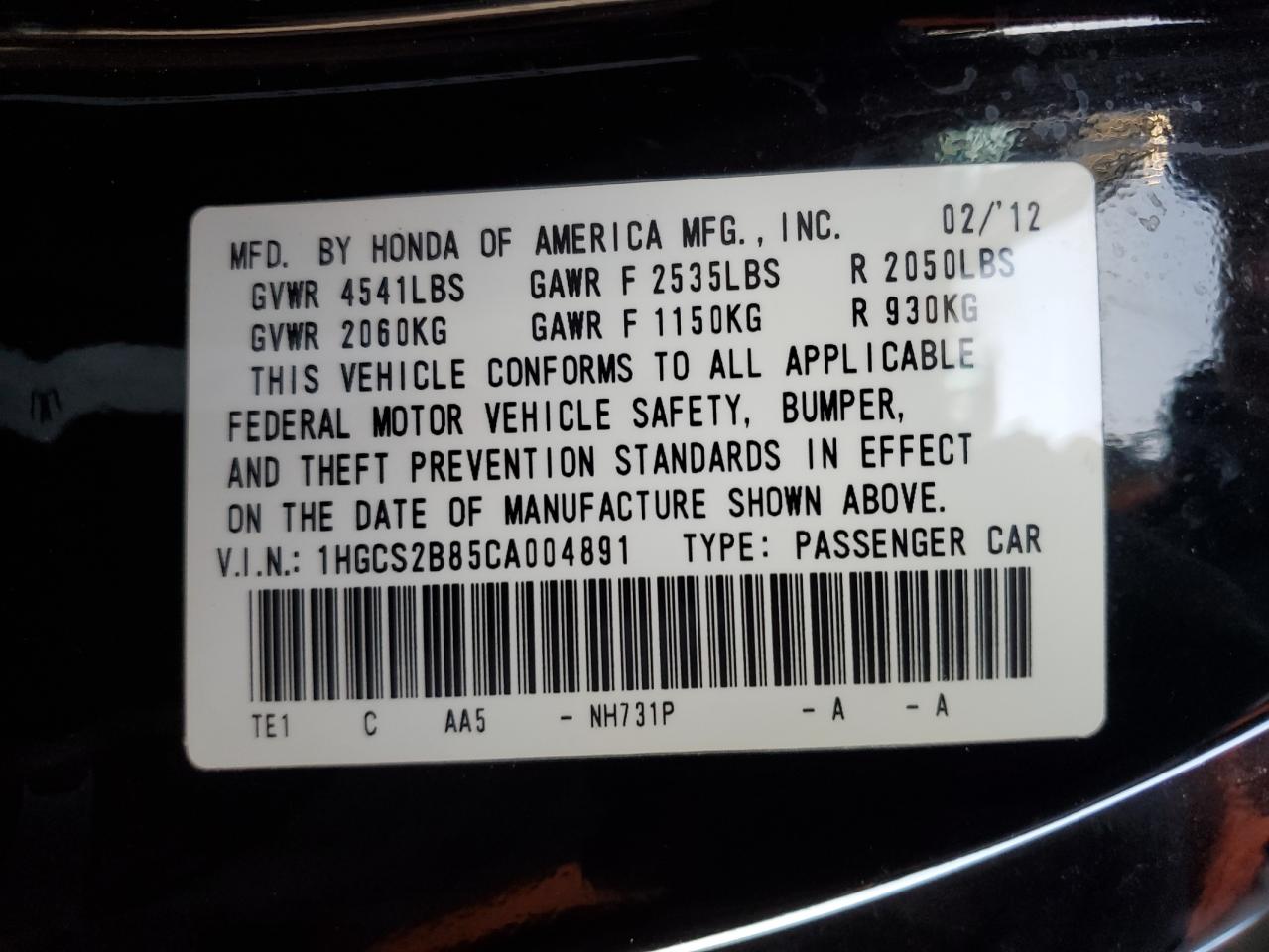 2012 Honda Accord - Image 13