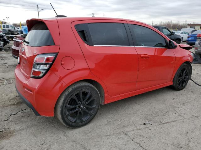  CHEVROLET SONIC 2018 Червоний