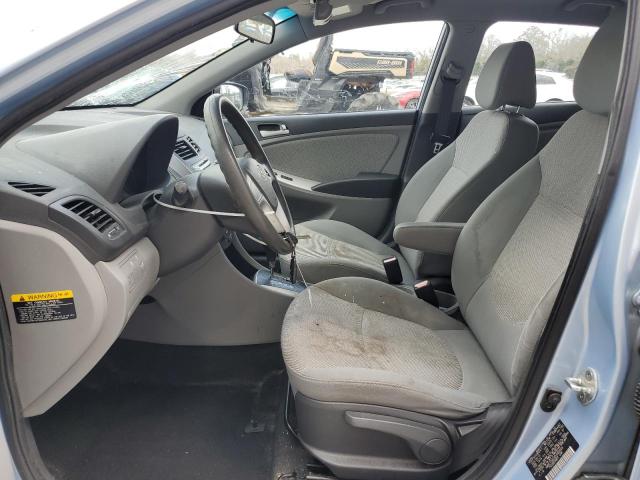  HYUNDAI ACCENT 2013 Синий