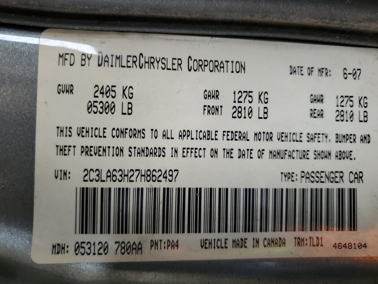 2007 Chrysler 300 - Image 13