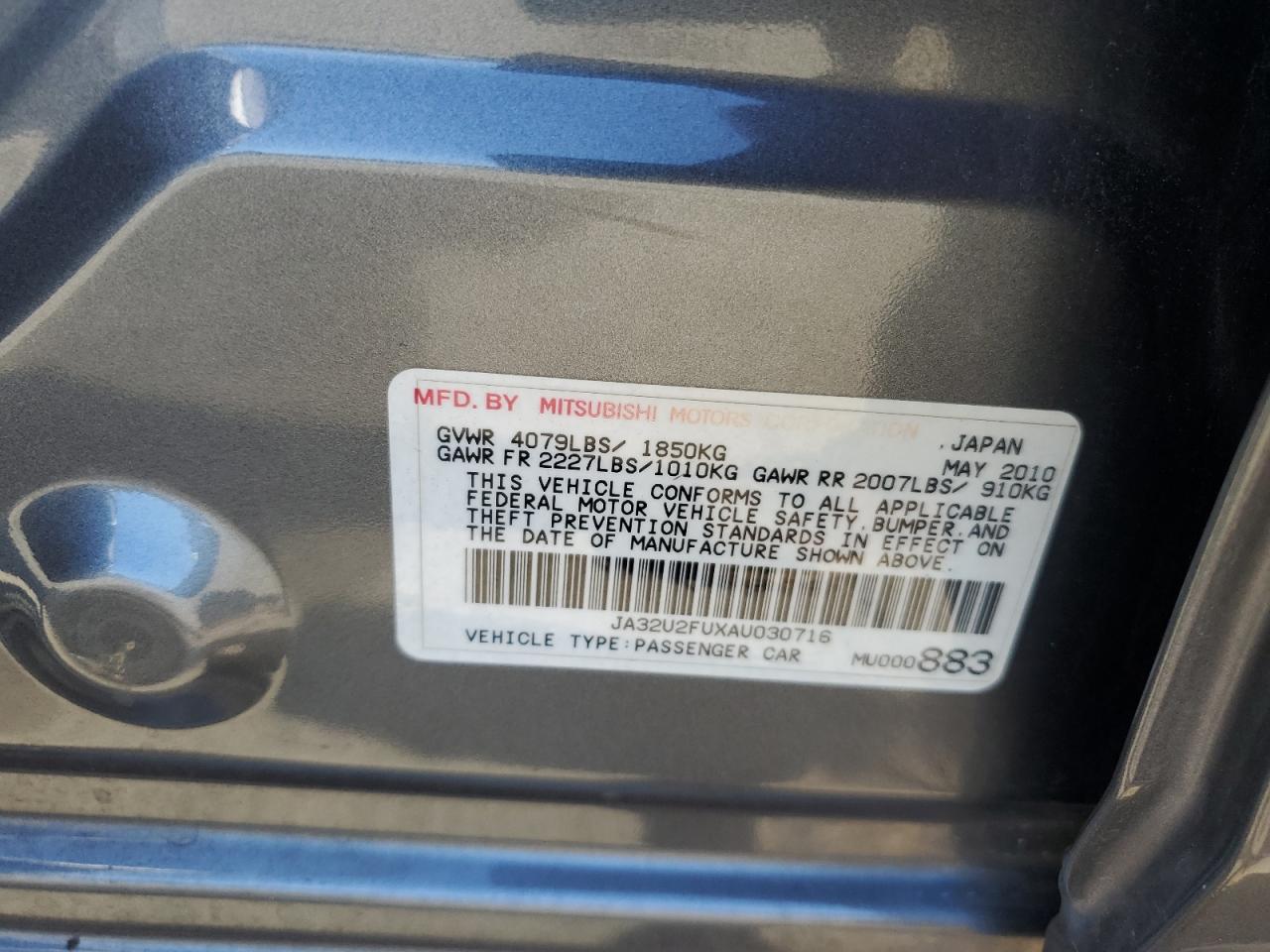 2010 Mitsubishi Lancer - Image 12