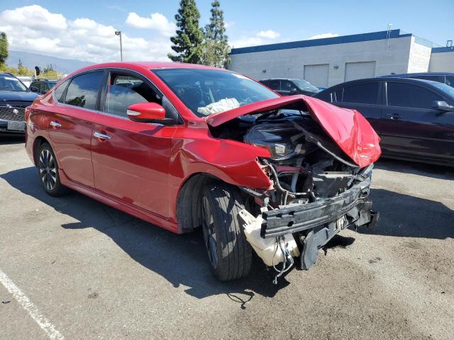  NISSAN SENTRA 2017 Czerwony
