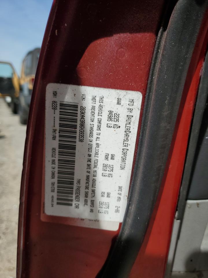 2006 Dodge Charger Se VIN: 2B3KA43R06H393530 Lot: 50746665