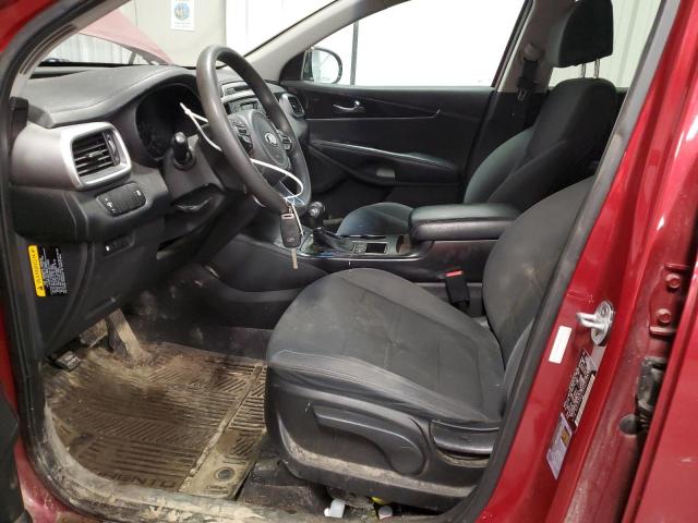  KIA SORENTO 2017 Czerwony