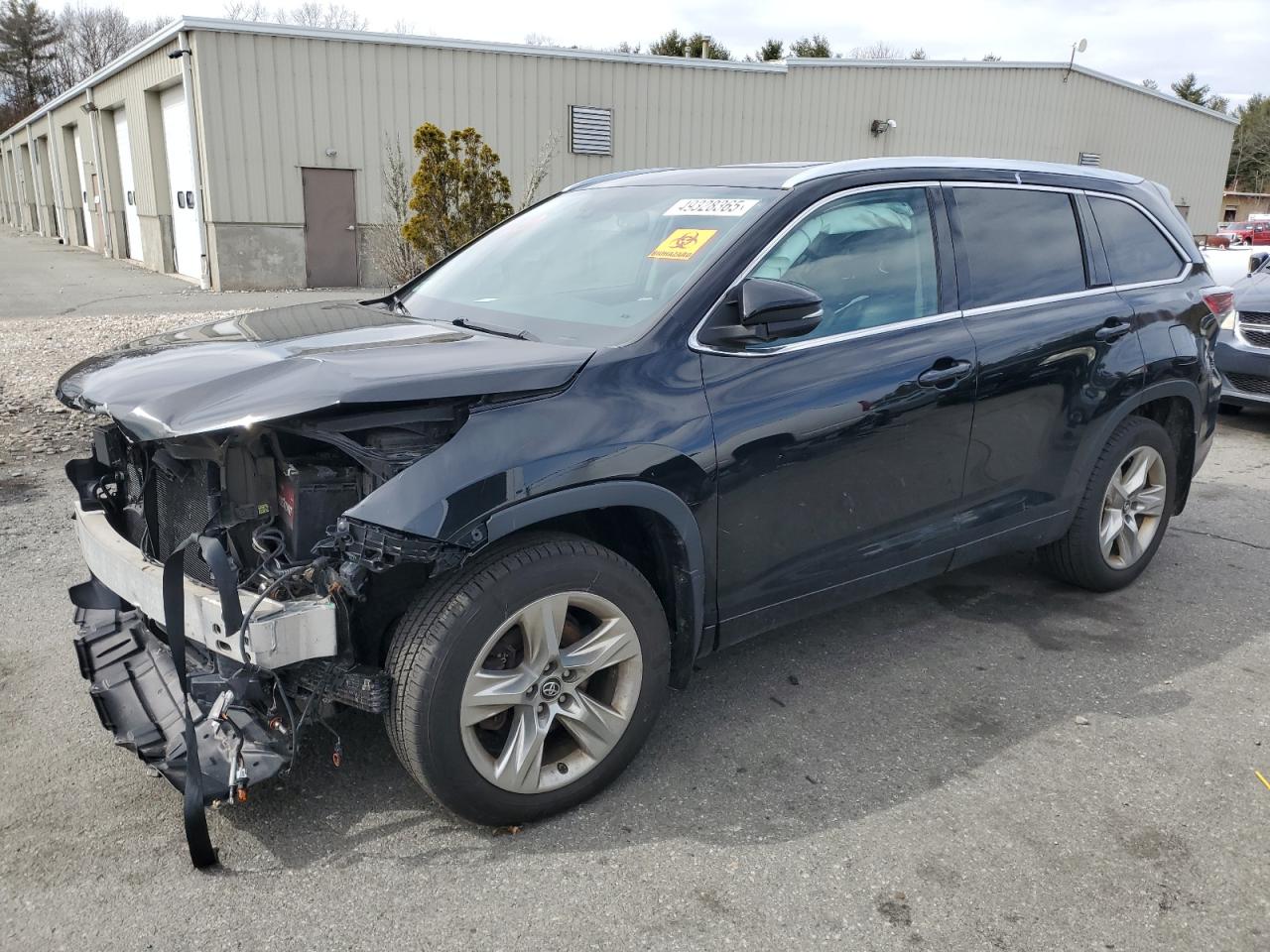 2016 Toyota Highlander Limited en Venta en Exeter, RI - Front End