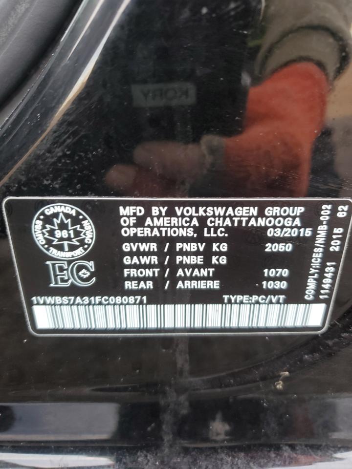 2015 Volkswagen Passat - Image 13