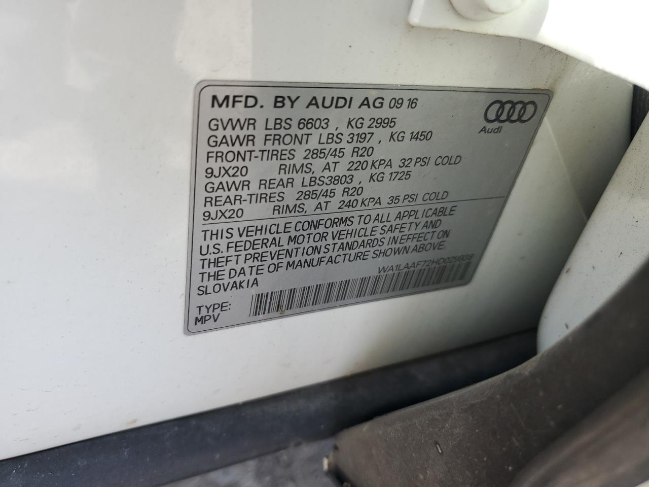 2017 Audi Q7 - Image 15