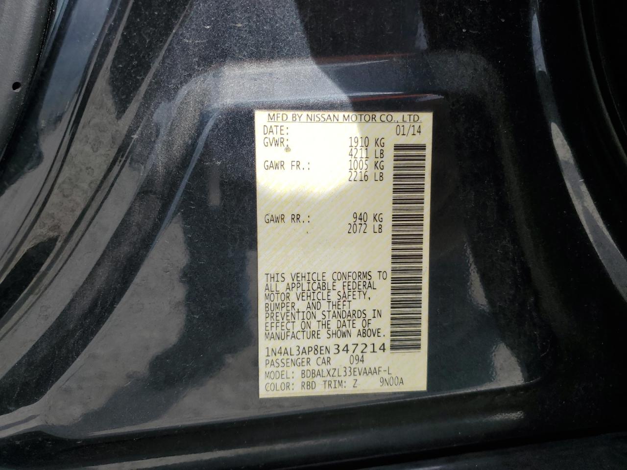 2014 Nissan Altima - Image 13