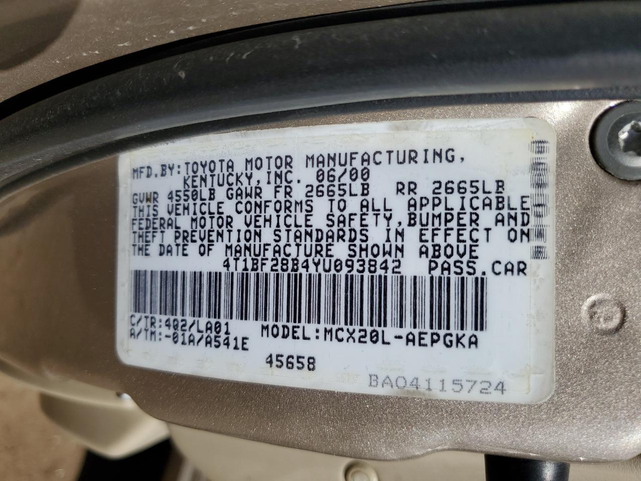 2000 Toyota Avalon - Image 14