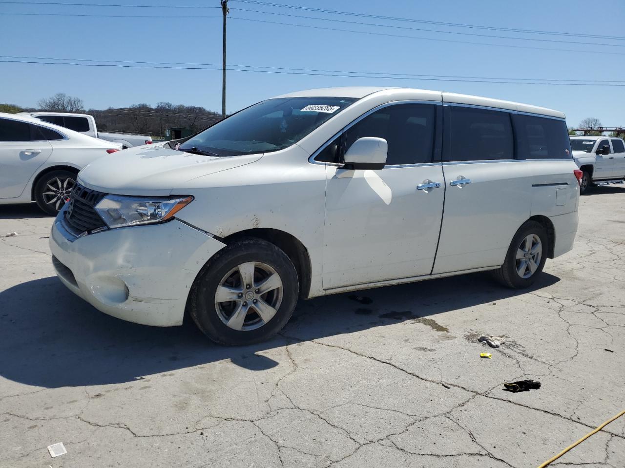 2014 Nissan Quest S na sprzedaż w Lebanon, TN - Water/Flood