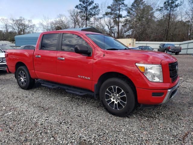  NISSAN TITAN 2021 Красный