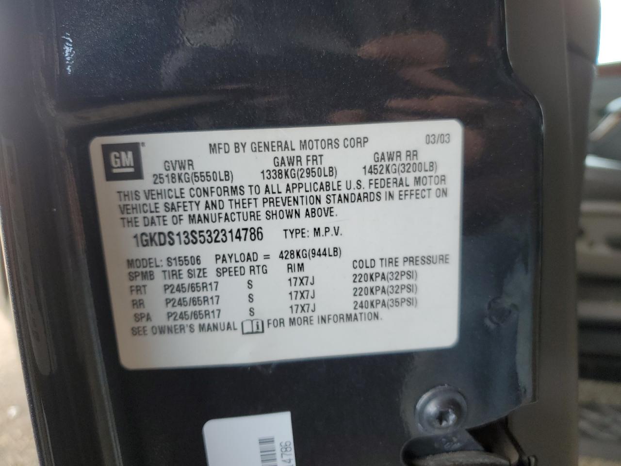 2003 GMC Envoy - Image 13