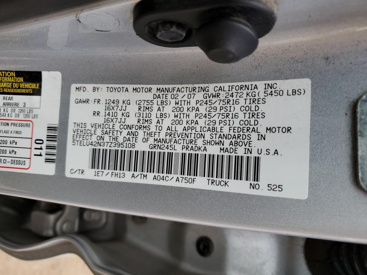 2007 Toyota Tacoma - Image 13