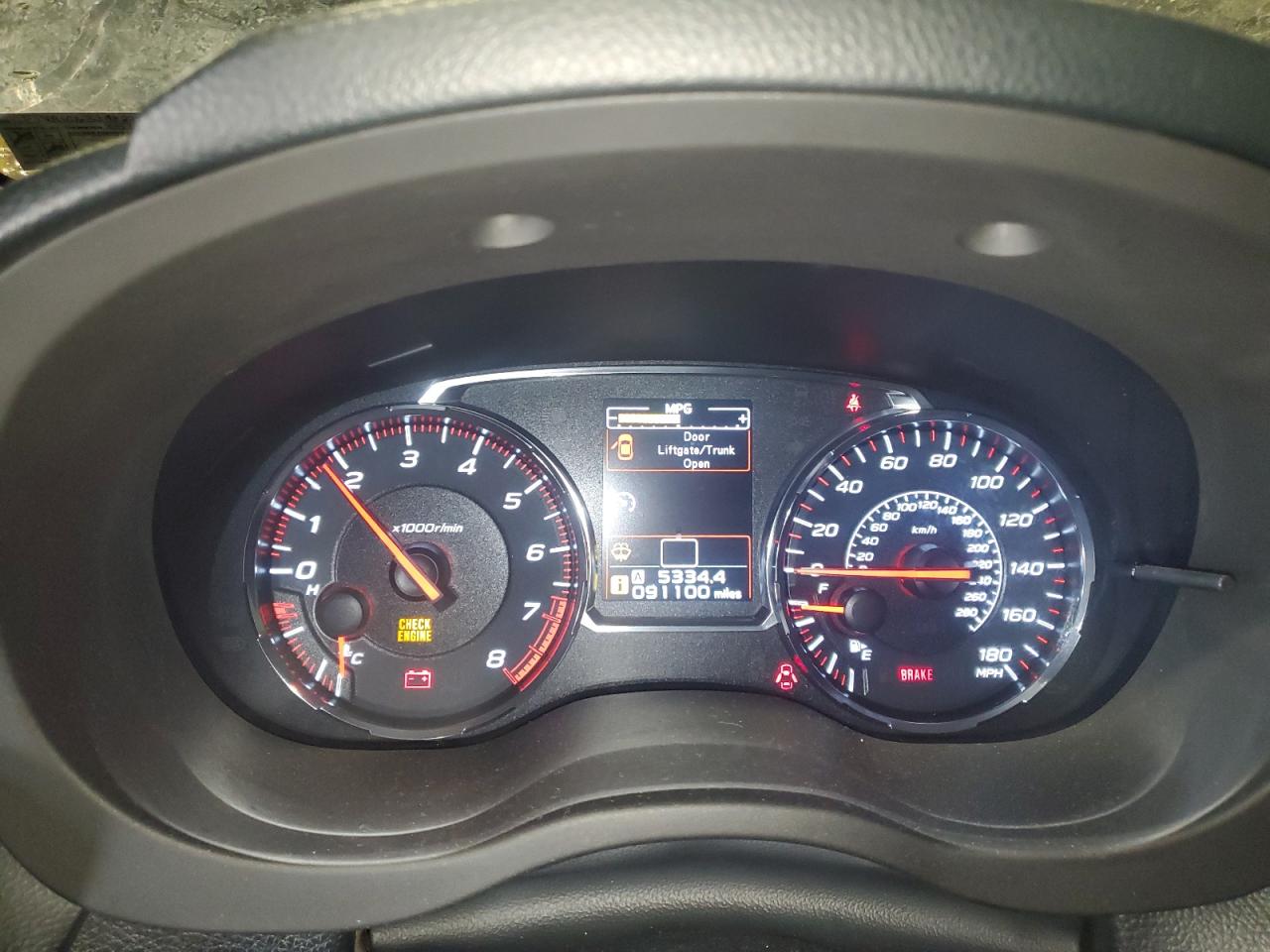 2018 Subaru Wrx Premium VIN: JF1VA1C63J9822092 Lot: 48541335