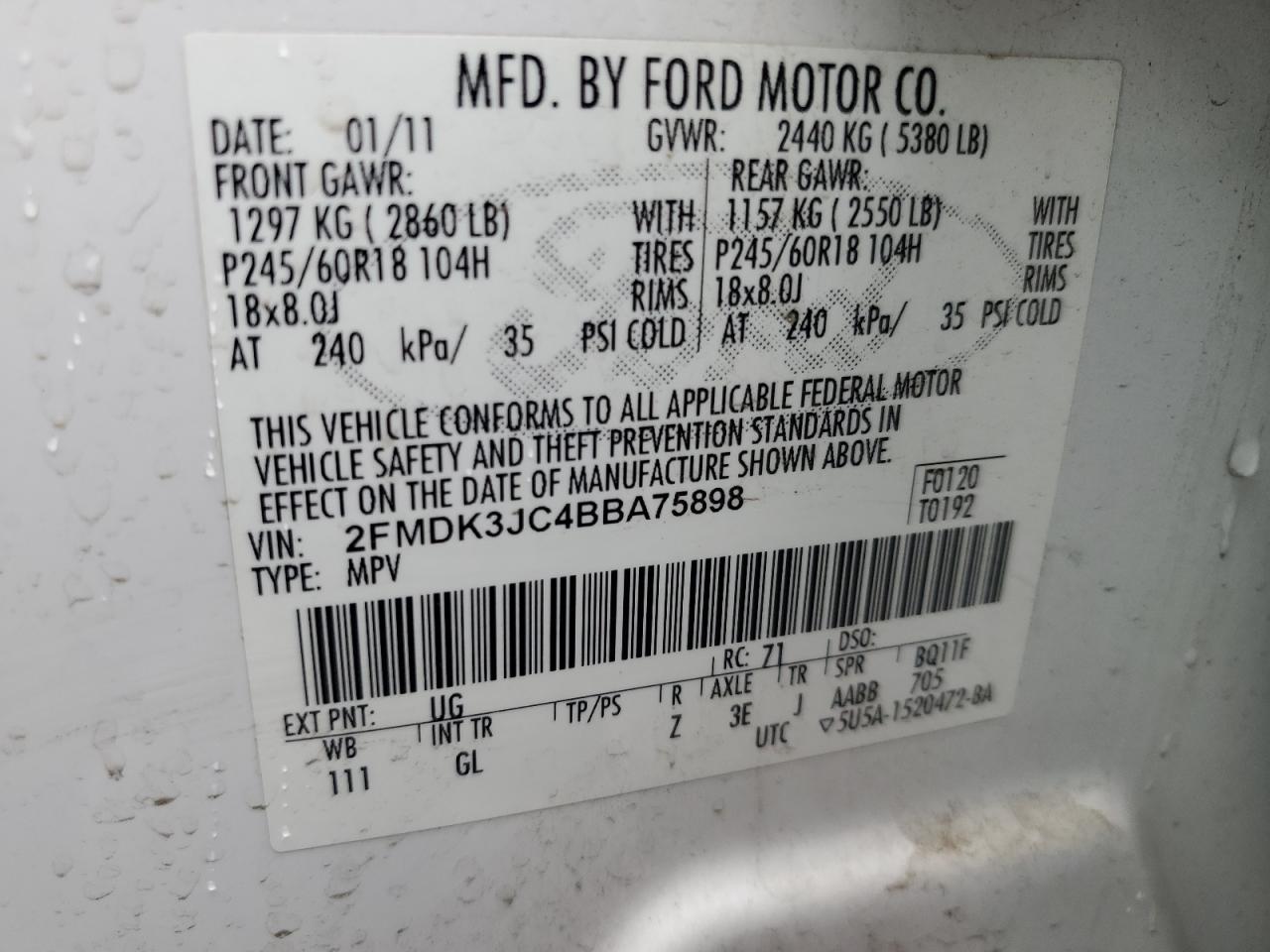 2011 Ford Edge - Image 12