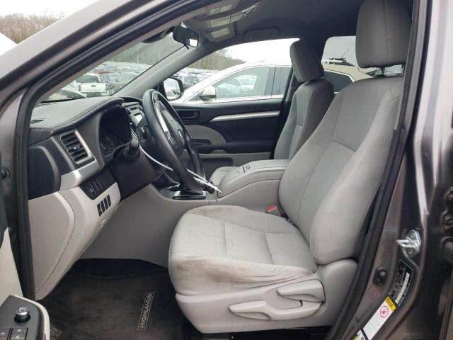  TOYOTA HIGHLANDER 2017 Szary
