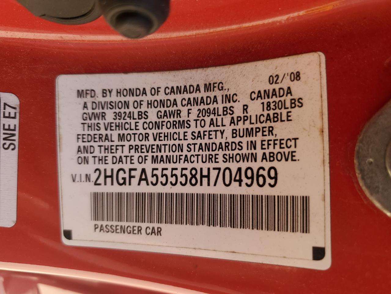 2008 Honda Civic - Image 13