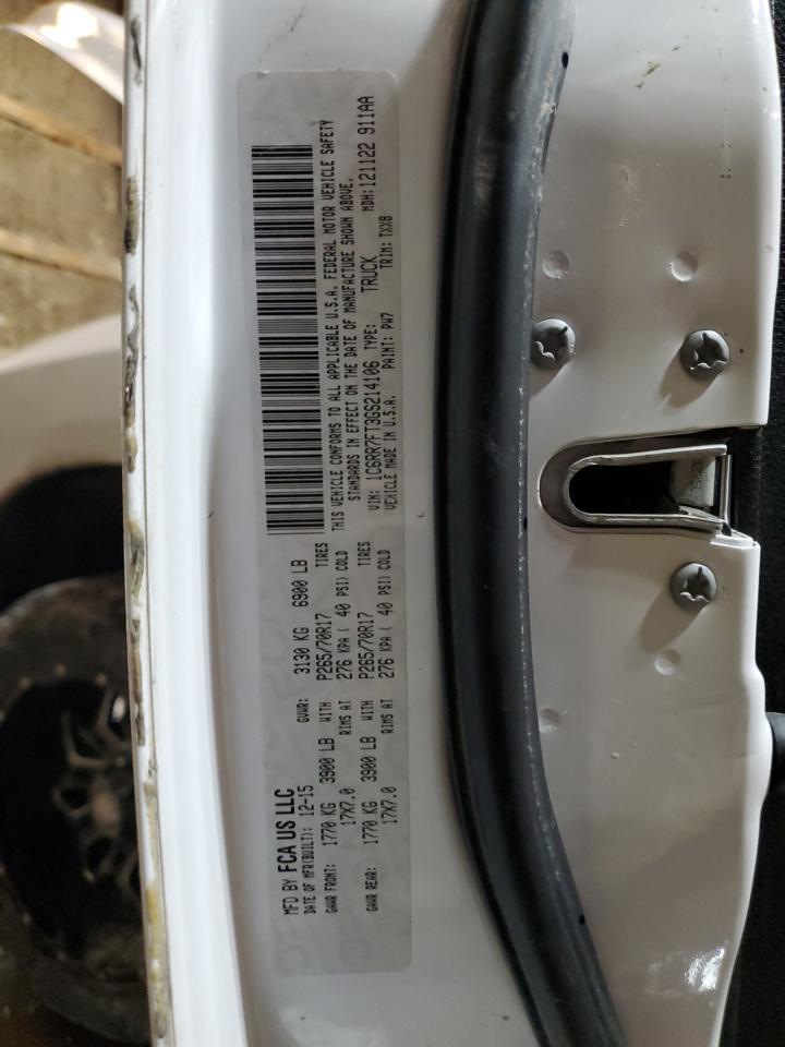 2016 Ram 1500 St VIN: 1C6RR7FT3GS214106 Lot: 49427965