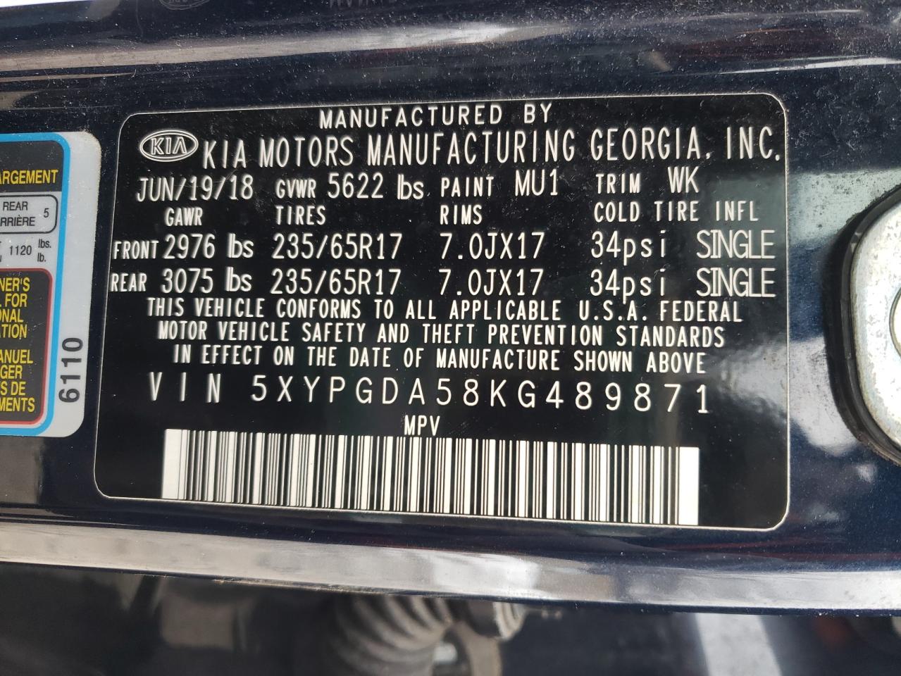 2019 Kia Sorento - Image 13