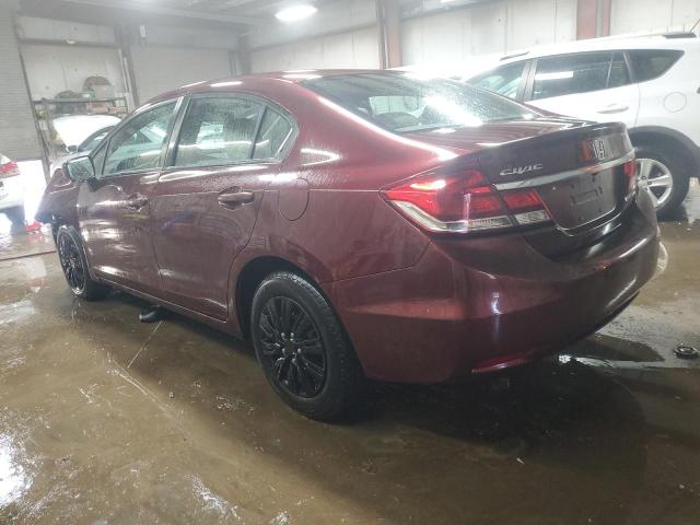  HONDA CIVIC 2015 Бордовый