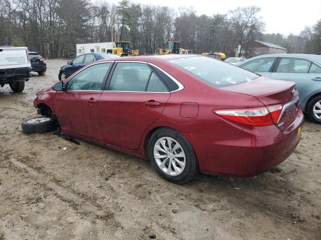  TOYOTA CAMRY 2017 Red
