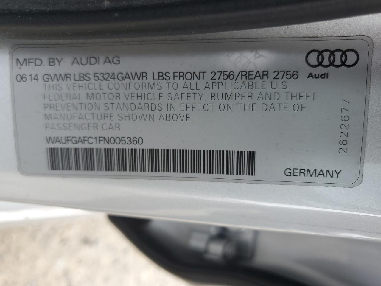 2015 Audi A6 - Image 14