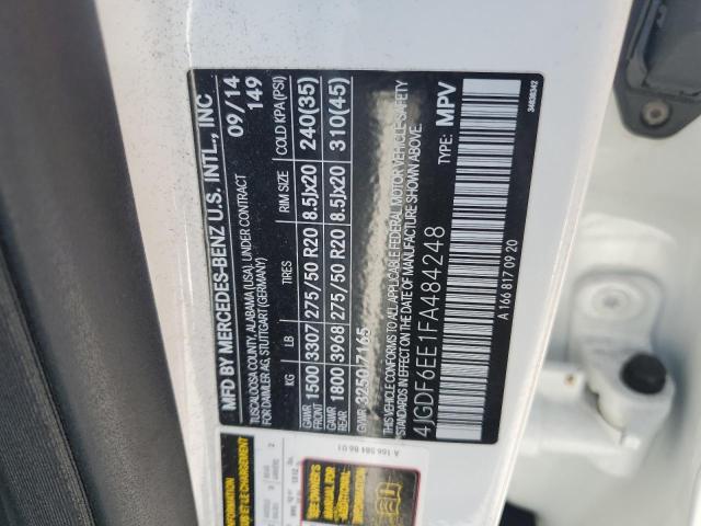 2015 MERCEDES-BENZ GL 450 4MATIC