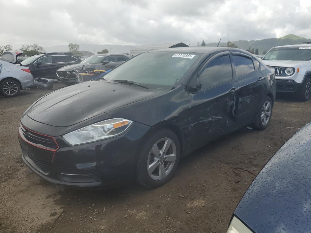 2016 Dodge Dart Sxt Sport na sprzedaż w San Martin, CA - Side