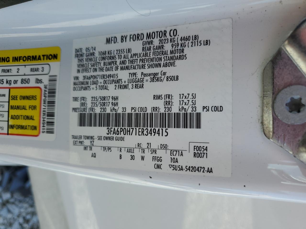 2014 Ford Fusion - Image 13
