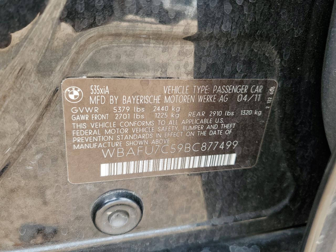 2011 BMW 5er - Image 12