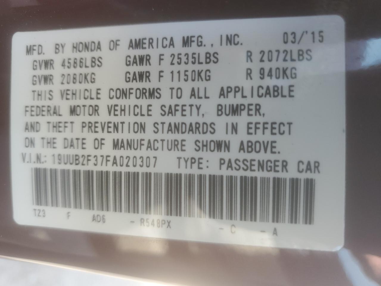2015 Acura TLX - Image 12