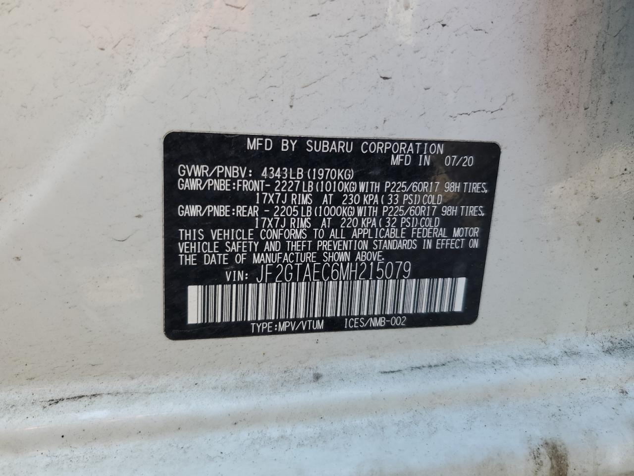2021 Subaru XV - Image 13
