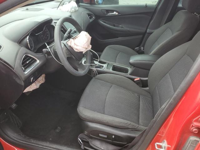  CHEVROLET CRUZE 2017 Czerwony