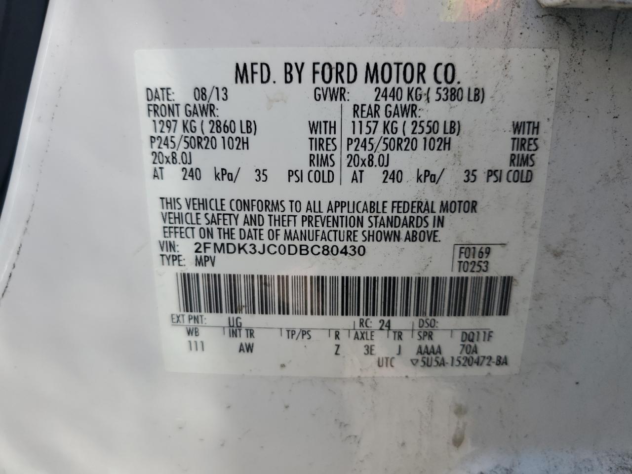 2013 Ford Edge - Image 13