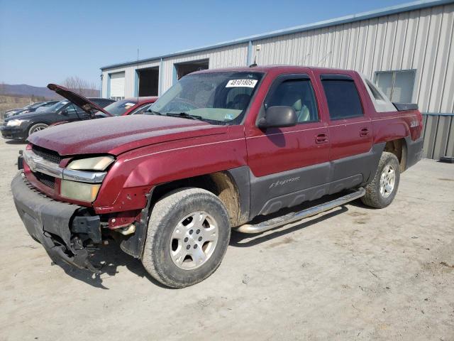 2004 Chevrolet Avalanche K1500 de vânzare în Chambersburg, PA - Front End