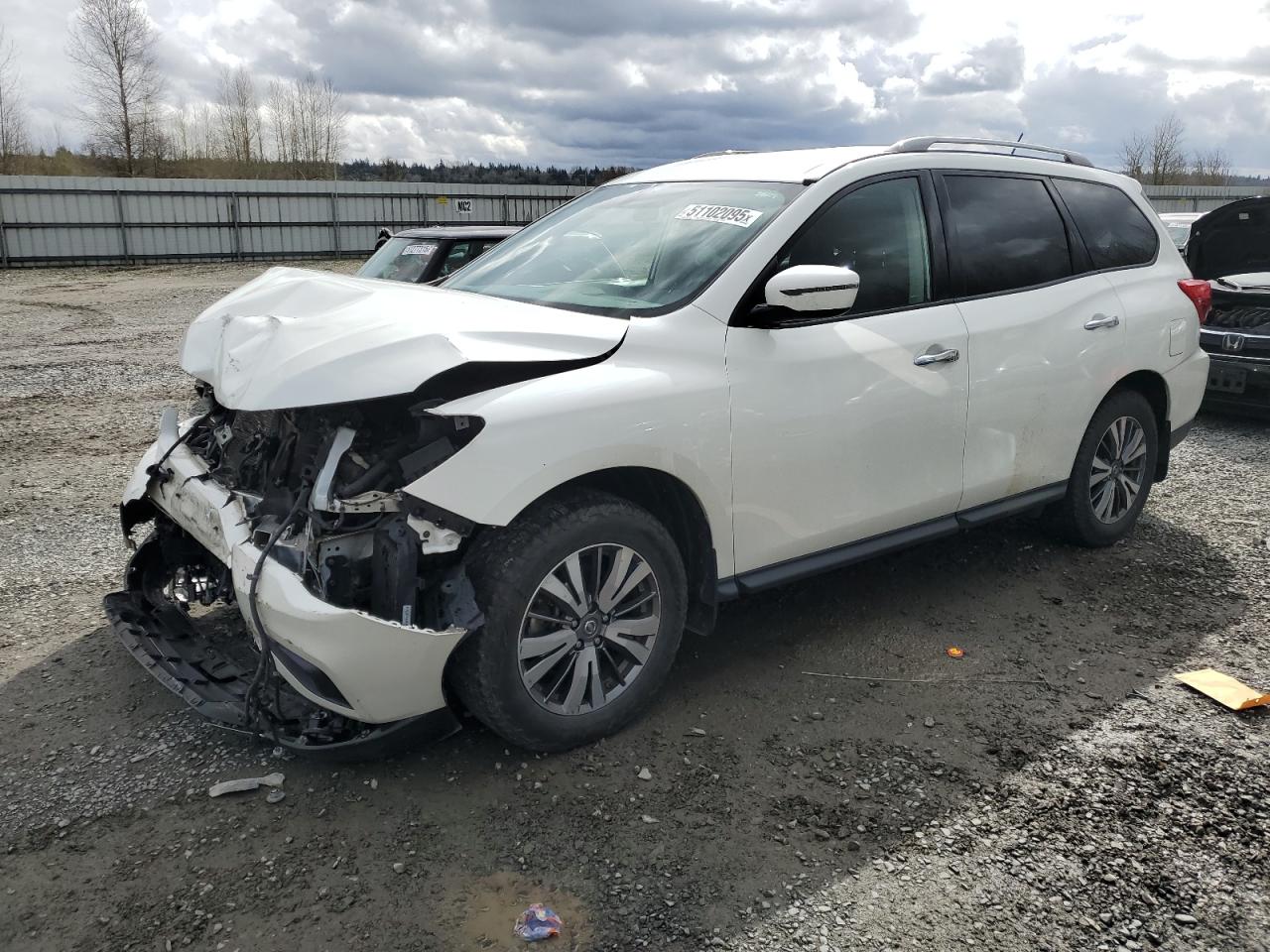 2018 Nissan Pathfinder S იყიდება Arlington-ში, WA - Front End